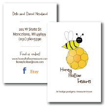 Honey Hollow Treasures business card