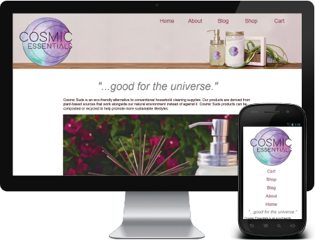 Cosmic essentials online store and blog